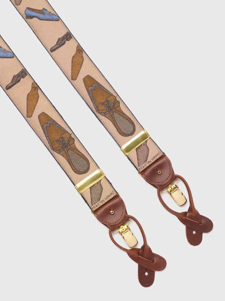 Shoes Limited Edition Suspenders Leather Fasteners